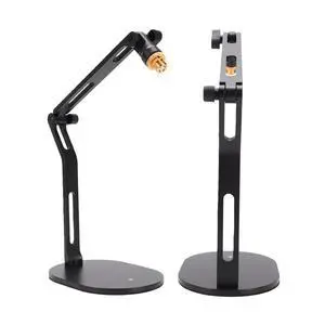 Table Mic Stand, Flexible Positioning Arm, Desktop Mic Holder for Broadcast Table Mic Stand, Flexible Positioning Arm, Desktop Mic Holder for Broadcast