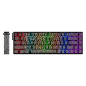 Wired Mechanical Gaming Keyboard, 68 Keys (Black) Wired Mechanical Gaming Keyboard, 68 Keys (Black)