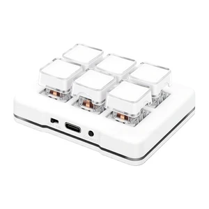 Programmable Macro Keyboard, One Handed Keyboard, Gaming Keypad (White) Programmable Macro Keyboard, One Handed Keyboard, Gaming Keypad (White)