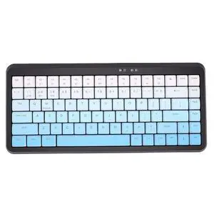 Wireless Keyboard, Bluetooth 2.4G Dual Modes Keyboard (Black Blue Gradient) Wireless Keyboard, Bluetooth 2.4G Dual Modes Keyboard (Black Blue Gradient)