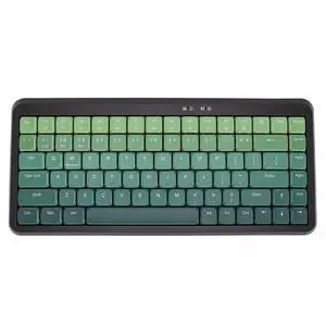 Wireless Keyboard, Bluetooth 2.4G Dual Modes Keyboard (Black Green Gradient) Wireless Keyboard, Bluetooth 2.4G Dual Modes Keyboard (Black Green Gradient)