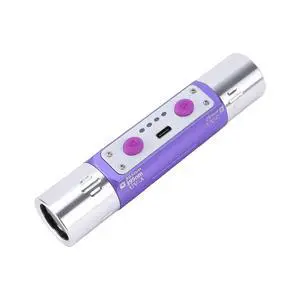 Black Light Flashlight Detector, Multi Functional for Jade Ceramics Artwork Ink Inspection, 254nm/365nm/395nm Wavelengths, Built in Battery Black Light Flashlight Detector, Multi Functional for Jade Ceramics Artwork Ink Inspection, 254nm/365nm/395nm Wavelengths, Built in Battery