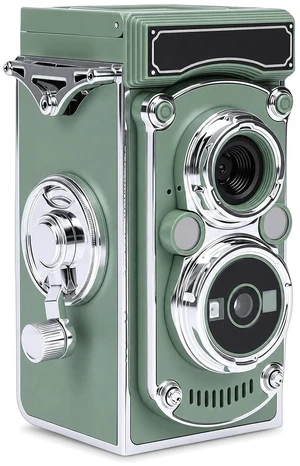 Vintage Digital Camera, Portable TLR Retro Digital Camera with 2.7K HD Video, 24MP Autofocus & Manual Joystick, for Beginners Teens Adults (Green) Vintage Digital Camera, Portable TLR Retro Digital Camera with 2.7K HD Video, 24MP Autofocus & Manual Joystick, for Beginners Teens Adults (Green)