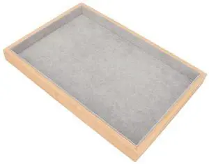 Multipurpose Wood Jewelry Tray Lightweight Durable Drawer Organizer for Brooches Bracelets Rings for Organizing Jewelry (Grey) Multipurpose Wood Jewelry Tray Lightweight Durable Drawer Organizer for Brooches Bracelets Rings for Organizing Jewelry (Grey)