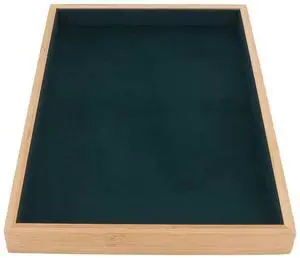 Multipurpose Wood Jewelry Tray Lightweight Durable Drawer Organizer for Brooches Bracelets Rings for Organizing Jewelry (Green) Multipurpose Wood Jewelry Tray Lightweight Durable Drawer Organizer for Brooches Bracelets Rings for Organizing Jewelry (Green)