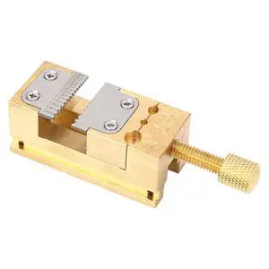 Versatile Watch Repair Vise Clamp Strong Copper Metal Holder Tool for Jewelers 0.2-1.5mm Hole Dia for Enthusiasts Versatile Watch Repair Vise Clamp Strong Copper Metal Holder Tool for Jewelers 0.2-1.5mm Hole Dia for Enthusiasts