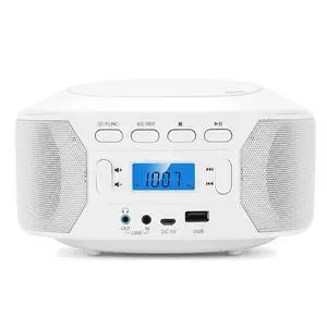 Portable CD Player, Bluetooth Handheld Compact Home Music Player with Top Loading, FM Radio USB AUX Input, Easy to Use (US Plug) Portable CD Player, Bluetooth Handheld Compact Home Music Player with Top Loading, FM Radio USB AUX Input, Easy to Use (US Plug)