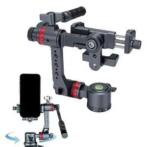 Phone Holder for Tripod, 360 Smartphone Mount Phone Holder for Tripod, 360 Smartphone Mount