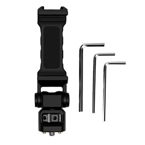 Phone Tripod Mount, 3 Axis Adjustable, 1/4" Thread Phone Tripod Mount, 3 Axis Adjustable, 1/4" Thread