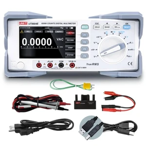 UNI-T UT8000E Series Digital Multimeter 200000 Counts 100kHz Frequency Response Reading Resolution 5K rdgs/s Fastest Test Rate (UT8804E) UNI-T UT8000E Series Digital Multimeter 200000 Counts 100kHz Frequency Response Reading Resolution 5K rdgs/s Fastest Test Rate (UT8804E)