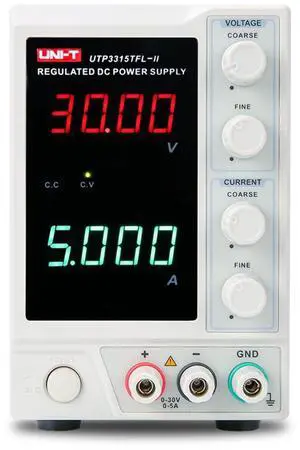 UNI-T UTP3315TFL-II 1Ch Linear DC Power Supply 150W 30V 5A 10mV/1mA LED Voltage Current Dual 110V/220V±5% AC Frequency 50Hz/60Hz Display UNI-T UTP3315TFL-II 1Ch Linear DC Power Supply 150W 30V 5A 10mV/1mA LED Voltage Current Dual 110V/220V±5% AC Frequency 50Hz/60Hz Display