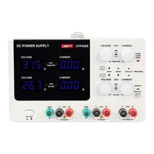 UNI-T UTP3305 3 Channel Linear DC Laboratory Power Supply 3Ch 100mV/10mA 32V CV: 1×10+3mV CC: 2×10+3mA 5V Output Voltage (335W, 3A Output) UNI-T UTP3305 3 Channel Linear DC Laboratory Power Supply 3Ch 100mV/10mA 32V CV: 1×10+3mV CC: 2×10+3mA 5V Output Voltage (335W, 3A Output)