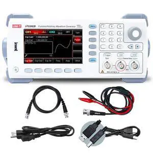 UNI-T Waveform Generators 120 MHz MAX. Output Frequency 320 MSa/s Sample Rate 16 bits Vertical Resolution 2 Channels 16 Mpts Arbitrary Wave Length (UTG2062B 60MHz 2CH) UNI-T Waveform Generators 120 MHz MAX. Output Frequency 320 MSa/s Sample Rate 16 bits Vertical Resolution 2 Channels 16 Mpts Arbitrary Wave Length (UTG2062B 60MHz 2CH)