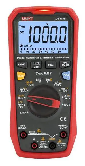 UNI-T UT161E 1000V True RMS Digital Multimeter High Resolution Professional UNI-T UT161E 1000V True RMS Digital Multimeter High Resolution Professional
