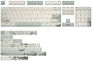 Spring Tea 140 Keys PBT Dye-Sub Keycaps (Cherry Profile, Spring Tea) Spring Tea 140 Keys PBT Dye-Sub Keycaps (Cherry Profile, Spring Tea)