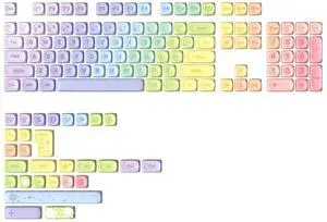 Rainbow 140 Keys MOA PBT Dye-Sub Keycaps (Rainbow, MOA Profile) Rainbow 140 Keys MOA PBT Dye-Sub Keycaps (Rainbow, MOA Profile)
