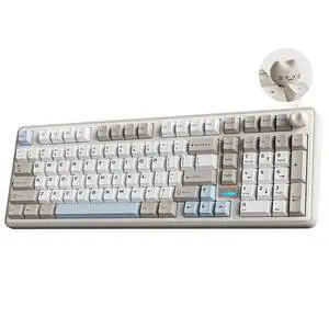 YUNZII B98 PRO 96% Wireless Mechanical Keyboard(Beige, Candy Switch) YUNZII B98 PRO 96% Wireless Mechanical Keyboard(Beige, Candy Switch)