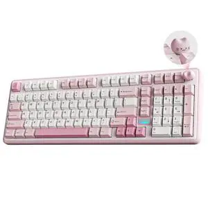 YUNZII B98 PRO 96% Wireless Mechanical Keyboard(Pink, Milk Switch) YUNZII B98 PRO 96% Wireless Mechanical Keyboard(Pink, Milk Switch)