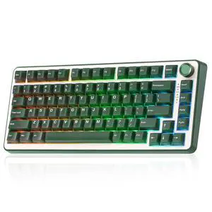 B75 PRO 75% Wireless Mechanical Keyboard (Olive Green,Milk Switch) B75 PRO 75% Wireless Mechanical Keyboard (Olive Green,Milk Switch)