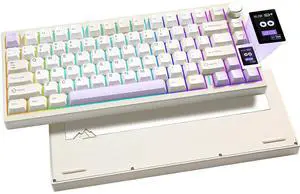 AL80 75% Wireless Aluminum Mechanical Keyboard(Beige, Gateron Zero) AL80 75% Wireless Aluminum Mechanical Keyboard(Beige, Gateron Zero)