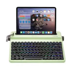 QL75 Retro Typewriter Hot Swap RGB Keyboard (Green, Onyx Switch) QL75 Retro Typewriter Hot Swap RGB Keyboard (Green, Onyx Switch)