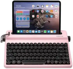QL75 Retro Typewriter Hot Swap RGB Keyboard(Pink, Cocoa V2) QL75 Retro Typewriter Hot Swap RGB Keyboard(Pink, Cocoa V2)