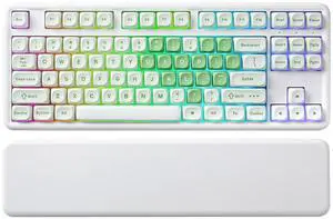 B87 TKL Wireless Mechanical Keyboard (Matcha Heart, MilkV2) B87 TKL Wireless Mechanical Keyboard (Matcha Heart, MilkV2)