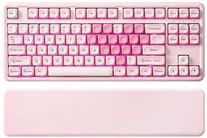 B87 TKL Wireless Mechanical Keyboard (Pink,Cocoa V2) B87 TKL Wireless Mechanical Keyboard (Pink,Cocoa V2)