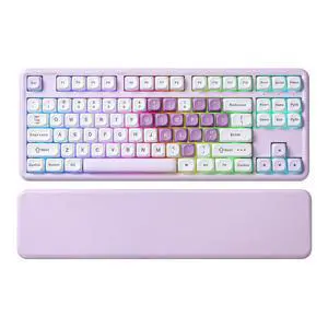 B87 TKL Wireless Mechanical Keyboard (Purple Heart, MilkV2) B87 TKL Wireless Mechanical Keyboard (Purple Heart, MilkV2)