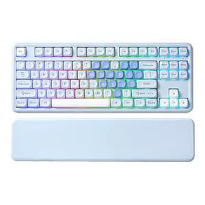 B87 TKL Wireless Mechanical Keyboard (Blue Heart,Milk Switch) B87 TKL Wireless Mechanical Keyboard (Blue Heart,Milk Switch)