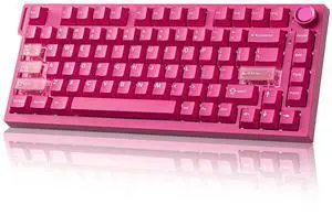 YUNZII RT75 PRO Dual 8K Wireless Gaming Keyboard (Pink,Red Switch) YUNZII RT75 PRO Dual 8K Wireless Gaming Keyboard (Pink,Red Switch)
