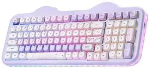 C98 Cute Wireless Mechanical Keyboard(Purple Mao, Candy Switch) C98 Cute Wireless Mechanical Keyboard(Purple Mao, Candy Switch)