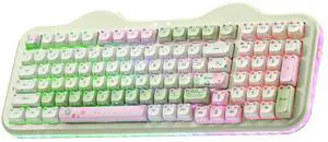 C98 Cute Wireless Mechanical Keyboard(Green Mao, Milk Switch) C98 Cute Wireless Mechanical Keyboard(Green Mao, Milk Switch)