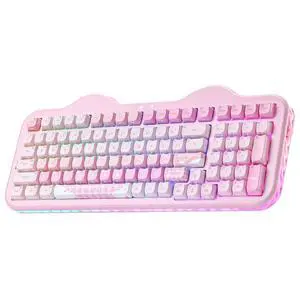 C98 Cute Wireless Mechanical Keyboard(Pink Mao, Milk Switch) C98 Cute Wireless Mechanical Keyboard(Pink Mao, Milk Switch)