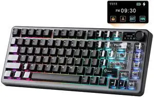 YUNZII B75 PRO MAX 75% Mechanical Keyboard (Black, Candy Switch) YUNZII B75 PRO MAX 75% Mechanical Keyboard (Black, Candy Switch)