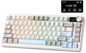 YUNZII B75 PRO MAX 75% Mechanical Keyboard (Beige,Candy Switch) YUNZII B75 PRO MAX 75% Mechanical Keyboard (Beige,Candy Switch)