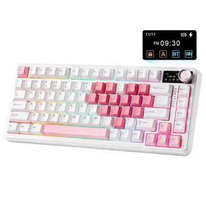 YUNZII B75 PRO MAX 75% Mechanical Keyboard (White Heart,Cocoa V2) YUNZII B75 PRO MAX 75% Mechanical Keyboard (White Heart,Cocoa V2)