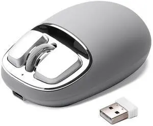 YUNZII C1 Wireless Tri-Mode Wireless Mouse 4800 DPI Optical (Gray) YUNZII C1 Wireless Tri-Mode Wireless Mouse 4800 DPI Optical (Gray)