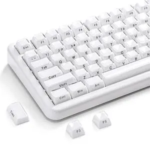 Jelly 113 Keys OEM PBT Laser-Etched Keycaps (White, OEM Profile) Jelly 113 Keys OEM PBT Laser-Etched Keycaps (White, OEM Profile)