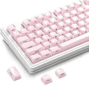 Jelly 113 Keys OEM PBT Laser-Etched Keycaps (Pink, OEM Profile) Jelly 113 Keys OEM PBT Laser-Etched Keycaps (Pink, OEM Profile)