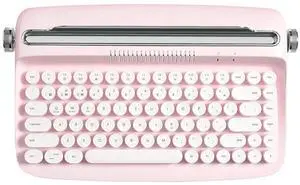 ACTTO B303 Wireless Retro Typewriter Bluetooth Keyboard(Baby Pink) ACTTO B303 Wireless Retro Typewriter Bluetooth Keyboard(Baby Pink)