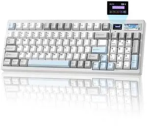 YUNZII IF99 96% Wireless Mechanical Keyboard (White, Gateron Zero Switch) YUNZII IF99 96% Wireless Mechanical Keyboard (White, Gateron Zero Switch)