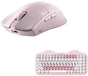 M2 Dual 8K Wireless Gaming Mouse (Pink) C75 Wireless Mechanical Keyboard (Pink, Candy Switch) M2 Dual 8K Wireless Gaming Mouse (Pink) C75 Wireless Mechanical Keyboard (Pink, Candy Switch)
