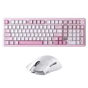 B98 PRO Wireless Mechanical Keyboard (Pink, Milk Switch), M2 Dual 8K Wireless Gaming Mouse (White) B98 PRO Wireless Mechanical Keyboard (Pink, Milk Switch), M2 Dual 8K Wireless Gaming Mouse (White)