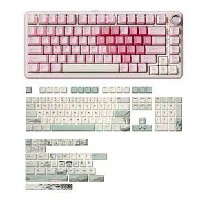 B75 PRO Wireless Mechanical Keyboard(Milk Switch,Pink),Spring Tea Keycap Cherry(Cherry Profile, Spring Tea) B75 PRO Wireless Mechanical Keyboard(Milk Switch,Pink),Spring Tea Keycap Cherry(Cherry Profile, Spring Tea)