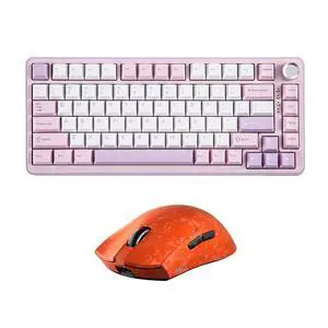 B75 PRO Wireless Mechanical Keyboard (Purple, Cocoa Cream V2 Switch) M2 Dual 8K Wireless Gaming Mouse (Orange) B75 PRO Wireless Mechanical Keyboard (Purple, Cocoa Cream V2 Switch) M2 Dual 8K Wireless Gaming Mouse (Orange)