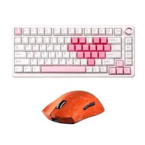 B75 PRO Wireless Mechanical Keyboard (White, Milk Switch) M2 Dual 8K Wireless Gaming Mouse (Orange) B75 PRO Wireless Mechanical Keyboard (White, Milk Switch) M2 Dual 8K Wireless Gaming Mouse (Orange)