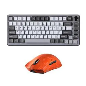 B75 PRO Wireless Mechanical Keyboard (Dark Grey, Cocoa Cream V2 Switch) M2 Dual 8K Wireless Gaming Mouse (Orange) B75 PRO Wireless Mechanical Keyboard (Dark Grey, Cocoa Cream V2 Switch) M2 Dual 8K Wireless Gaming Mouse (Orange)
