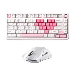 B75 PRO Wireless Mechanical Keyboard (White Heart,Milk Switch) M2 Dual 8K Wireless Gaming Mouse (White) B75 PRO Wireless Mechanical Keyboard (White Heart,Milk Switch) M2 Dual 8K Wireless Gaming Mouse (White)