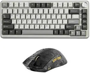 B75 PRO Wireless Mechanical Keyboard (Grey, Milk Switch) M2 Dual 8K Wireless Gaming Mouse (Black) B75 PRO Wireless Mechanical Keyboard (Grey, Milk Switch) M2 Dual 8K Wireless Gaming Mouse (Black)